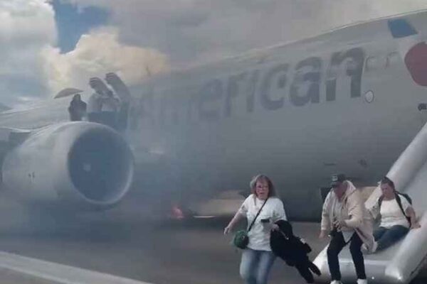 American Airlines Boeing 737 MAX 8 Catches Fire During Takeoff; All 179 Onboard Evacuate Safely