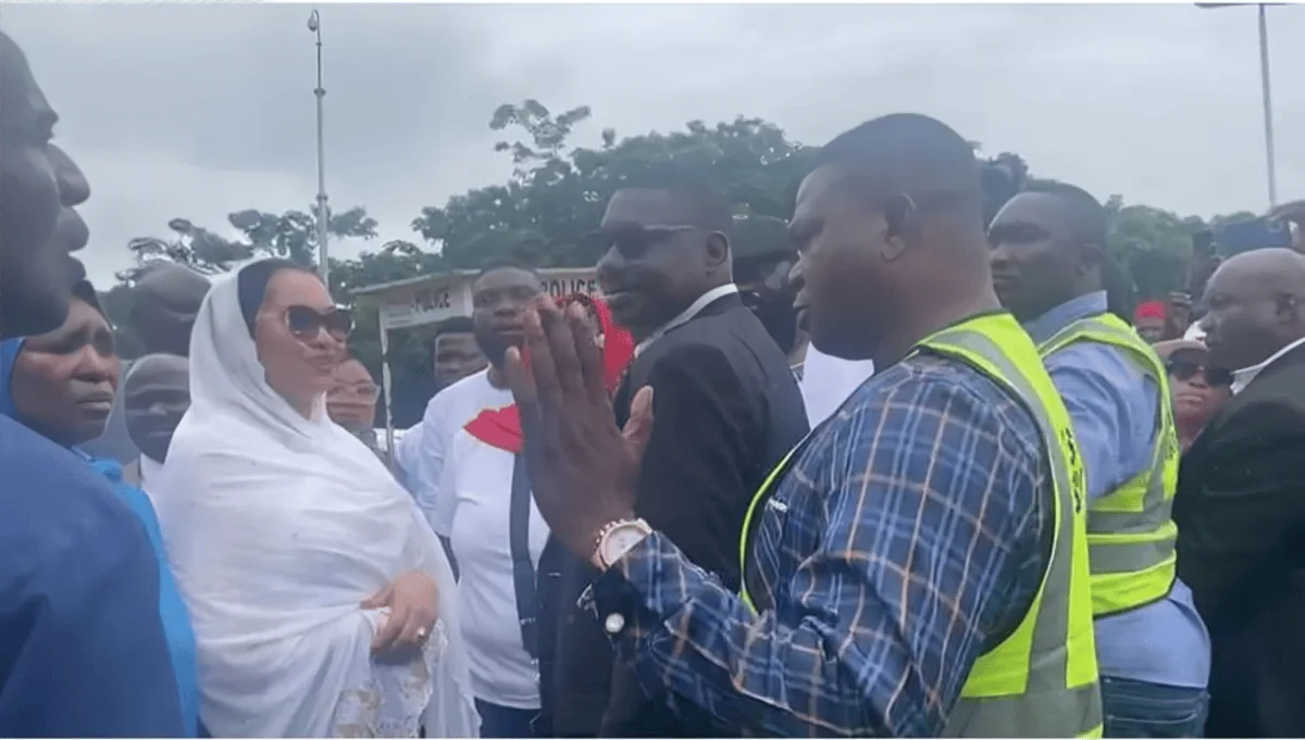 Tension as Security Operatives Block Sen. Natasha Akpoti-Uduaghan from NASS