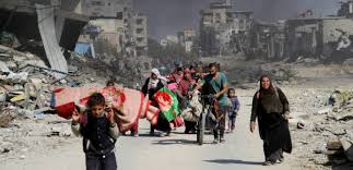 Amnesty International says forced displacement in Gaza ‘unlawful and inhumane’