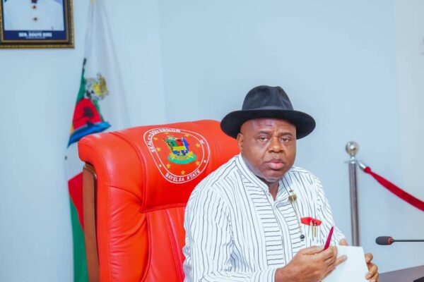 Bayelsa Governor Douye Diri and 22 Lawmakers Leave PDP