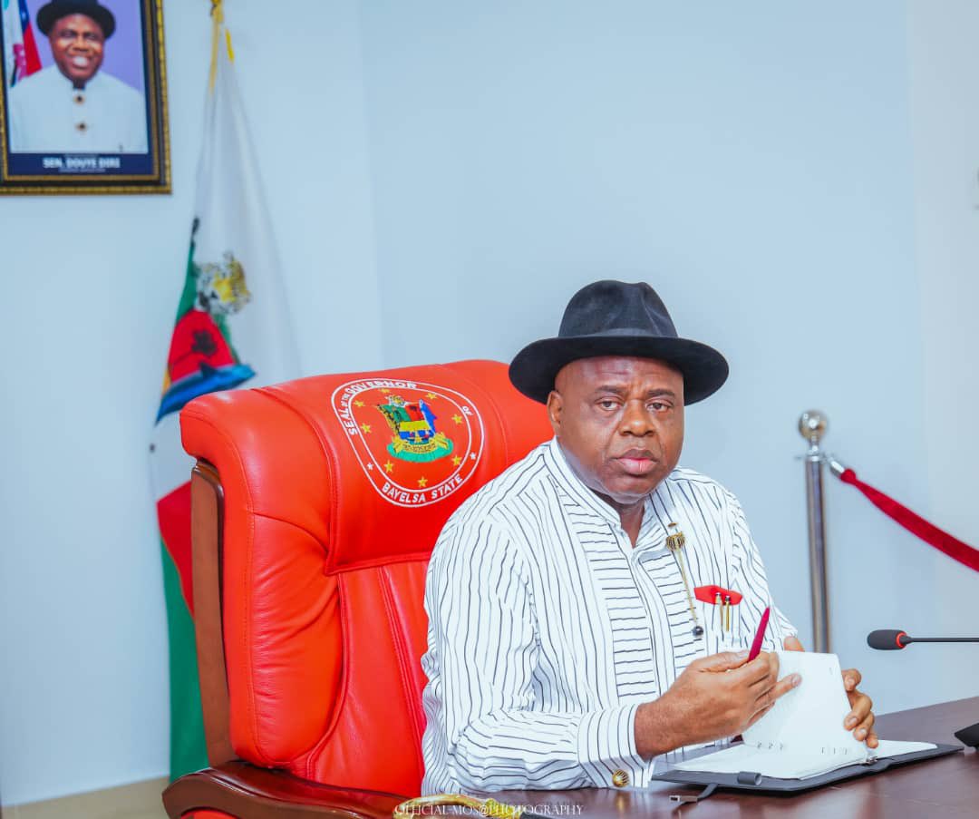 Bayelsa Governor Douye Diri and 22 Lawmakers Leave PDP