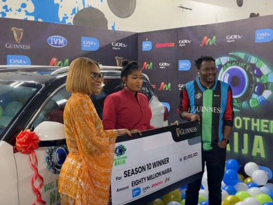 Imisi Ayanwale Presented With ₦150 Million Grand Prize After Winning BBNaija Season 10
