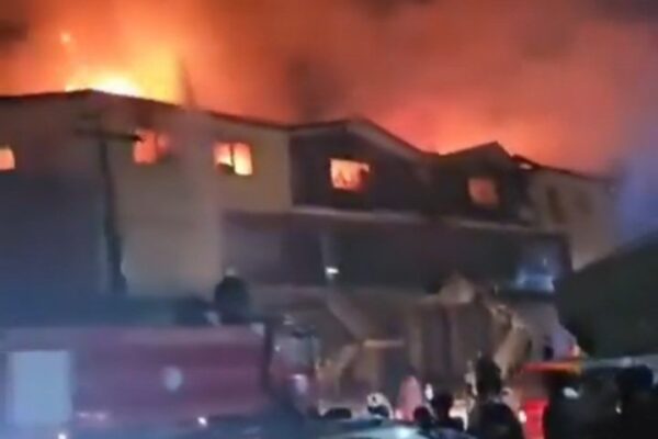 Fire Guts Alaba International Market In Lagos, Shops And Goods Destroyed