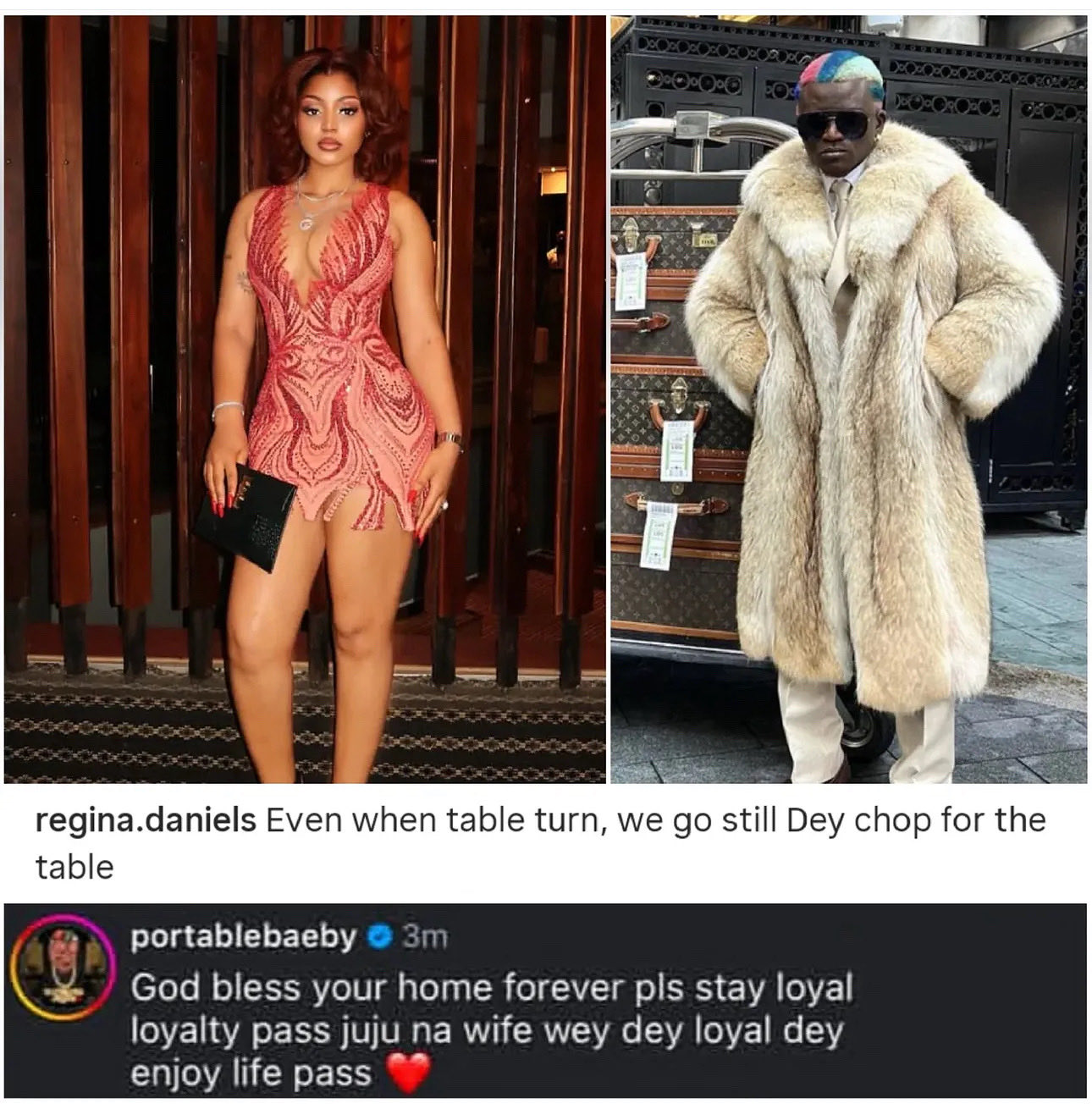 Stay loyal - Portable advices Regina Daniels amid marital battles