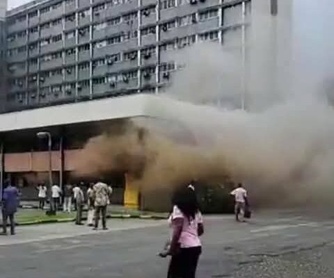 Fire Engulfs Rivers State Secretariat Podium Block, No Casualties Reported