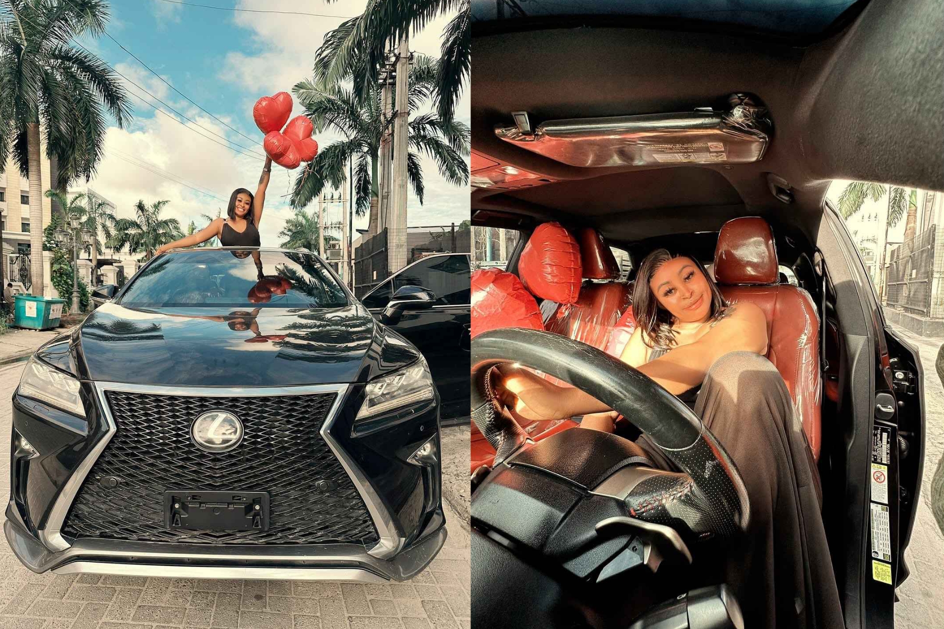 Nollywood Actress Sarah Martins Flaunts New Lexus SUV After Just One Year in Lagos