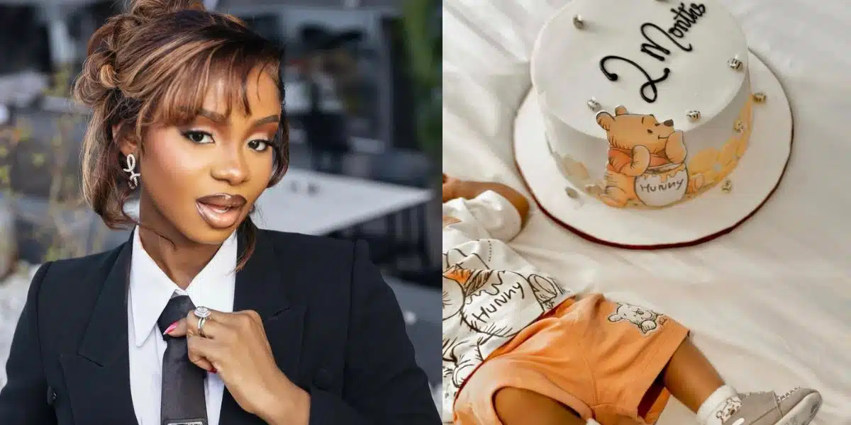 Priscilla Ojo Celebrates Son Rakeem’s 2-Month Birthday With Heartwarming Photos