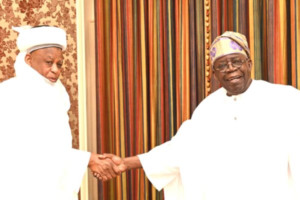 President Tinubu Meets Sultan of Sokoto at State House