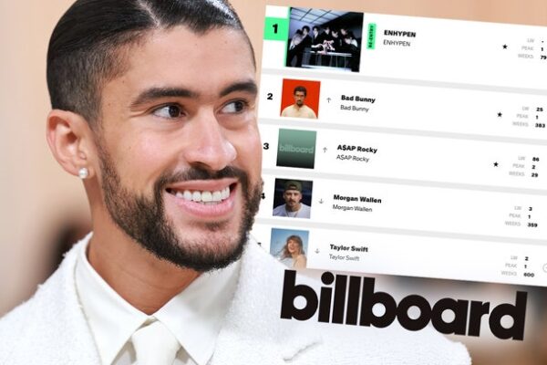 Singer Bad Bunny named greatest pop star of 2025