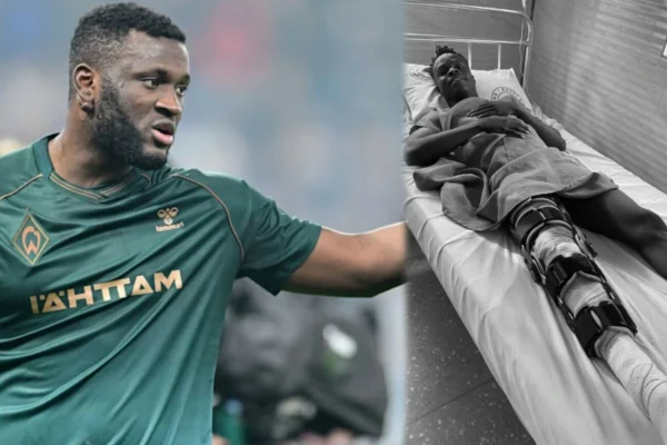 Victor Boniface Pledges Support to Injured Nigerian Footballer Seeking Help After ACL Surgery